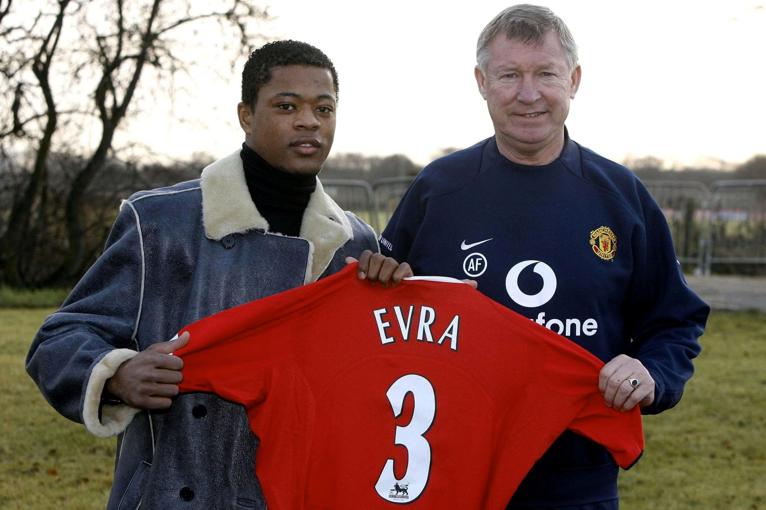 Patrice Evra dan mu sir alex 